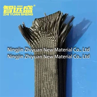 Kipufogócső védő bazalt kötött hüvely